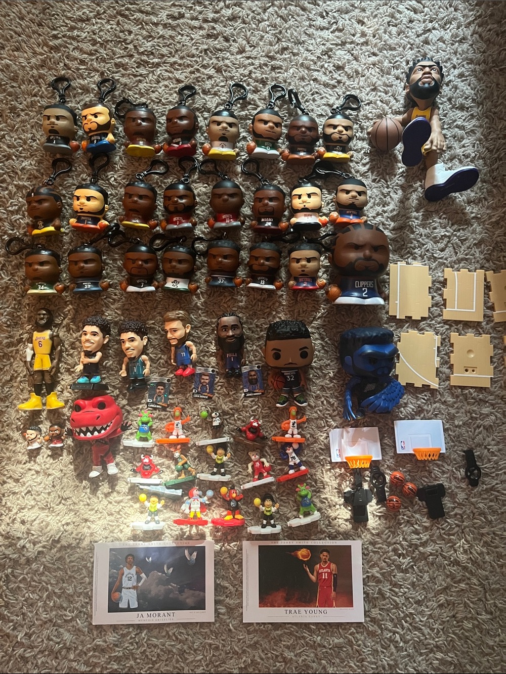 Lot of nba memorabilia